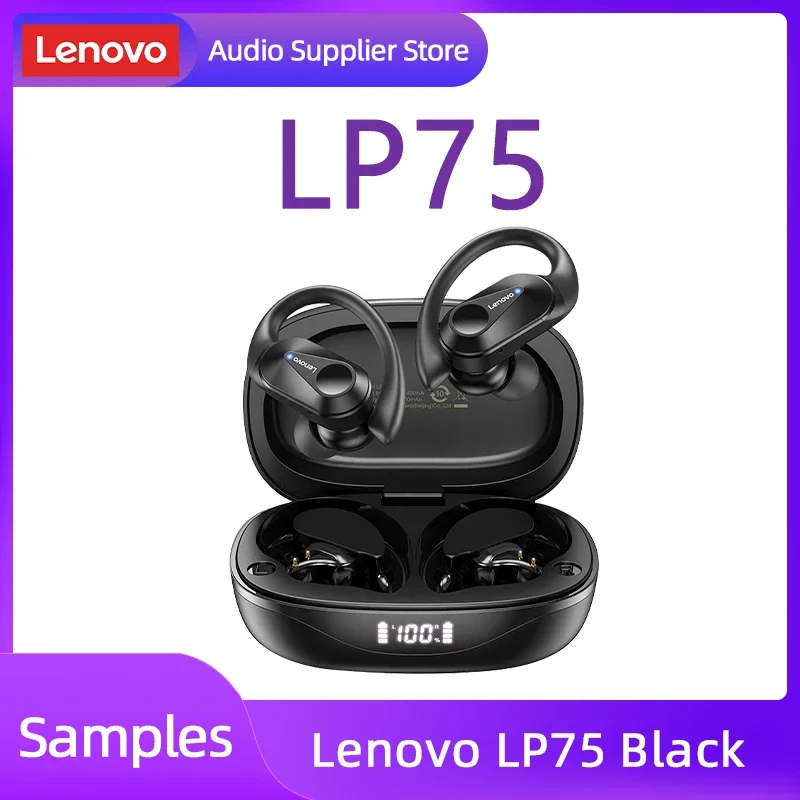Auriculares inalámbricos Lenovo LED con pantalla digital, impermeables y reducción de ruido - Imagen 7