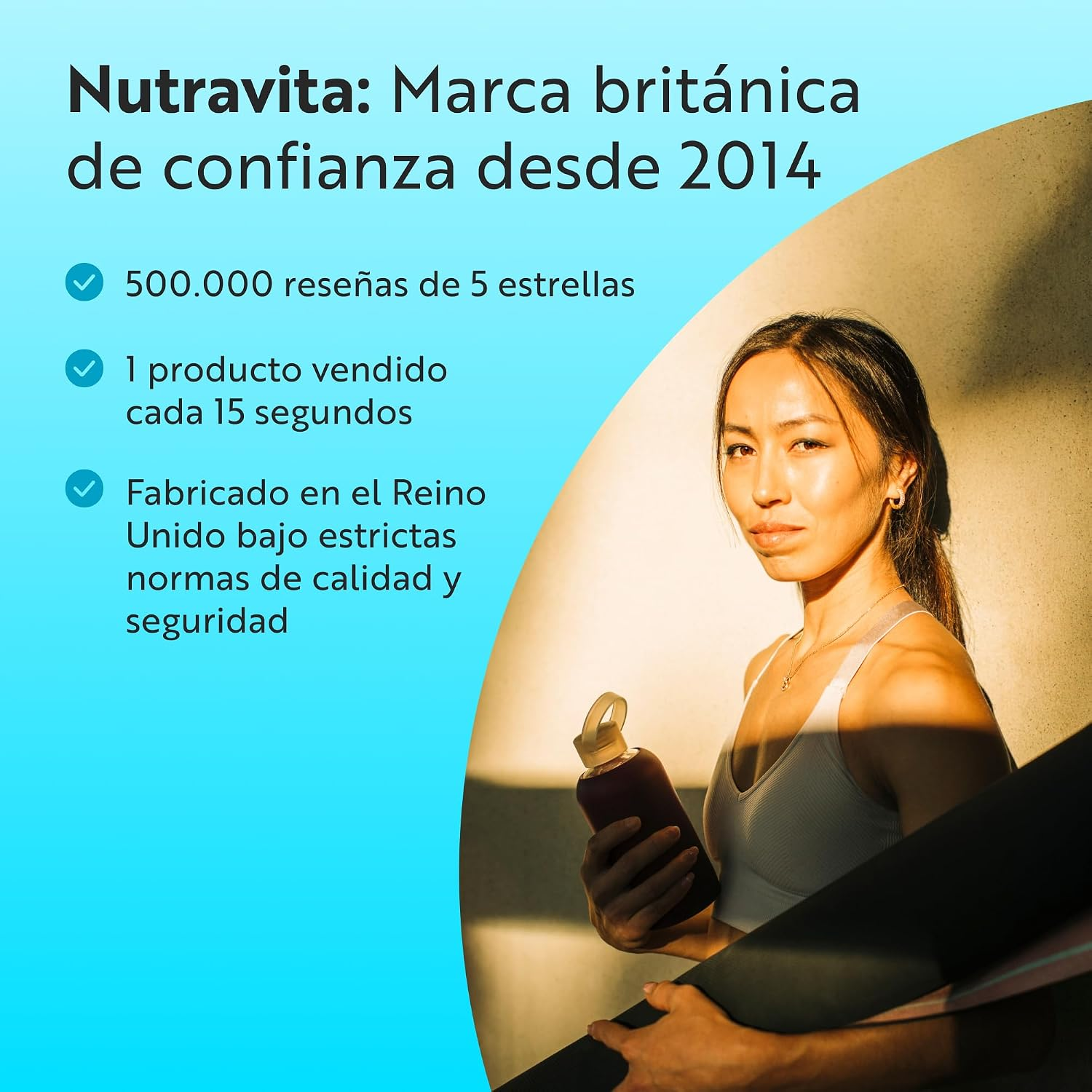 Nutravita Colageno Marino 1400 Mg Con Ácido Hialurónico 100 Mg - Imagen 5