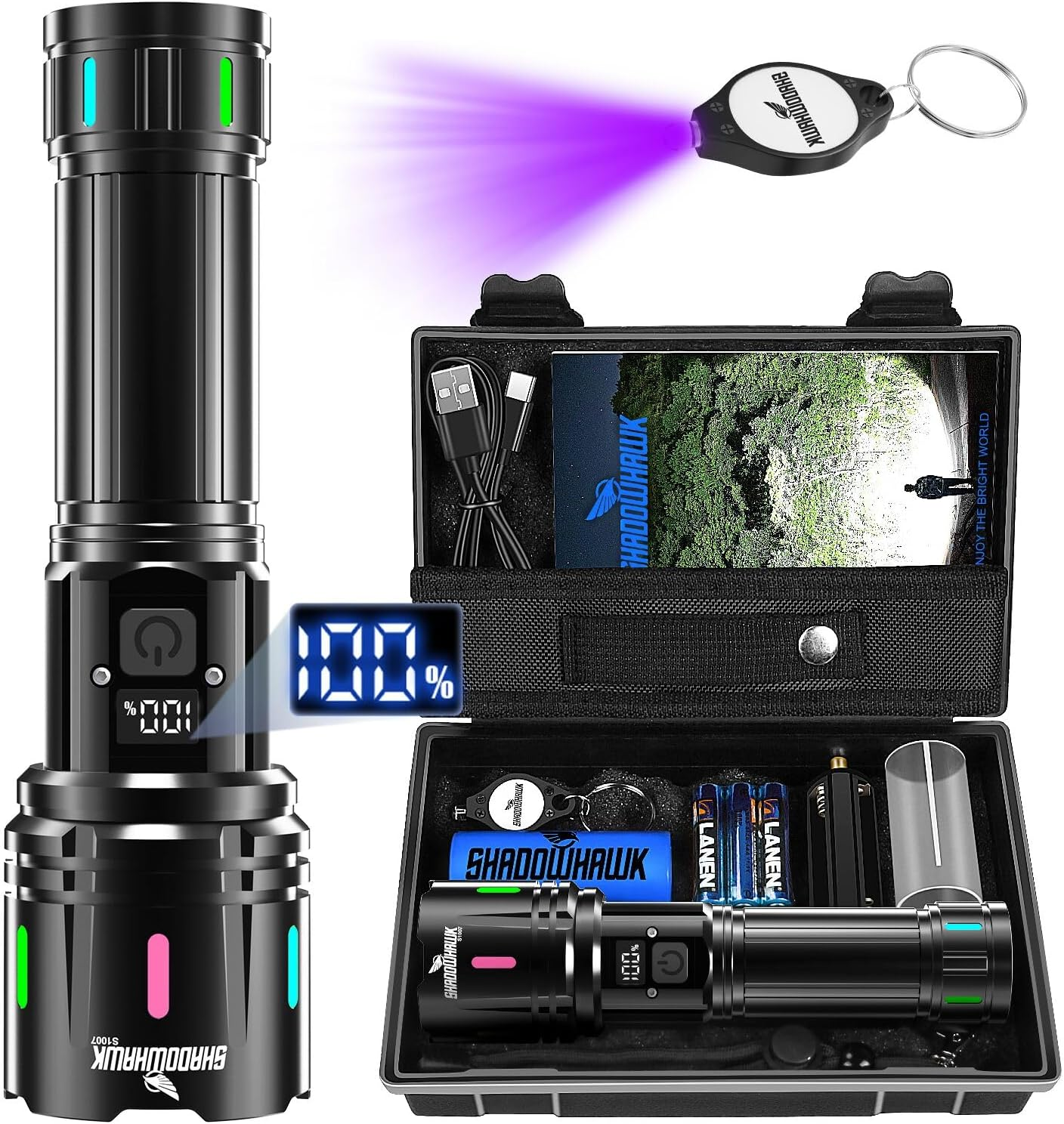 Linterna LED Alta Potencia Super Potente Recargable