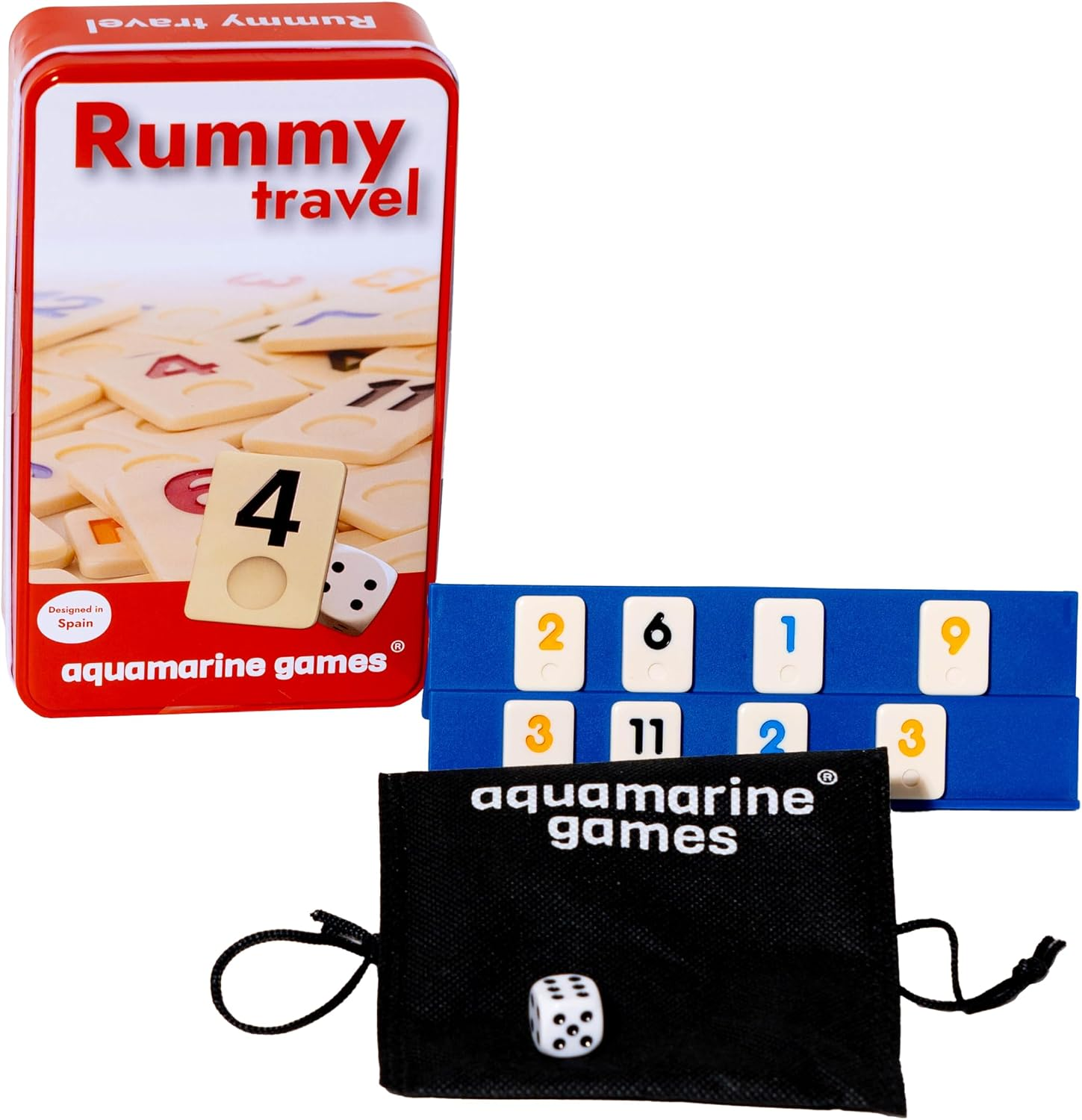 Rummy Travel 4 Jugadores Estuche Metálico - Imagen 5