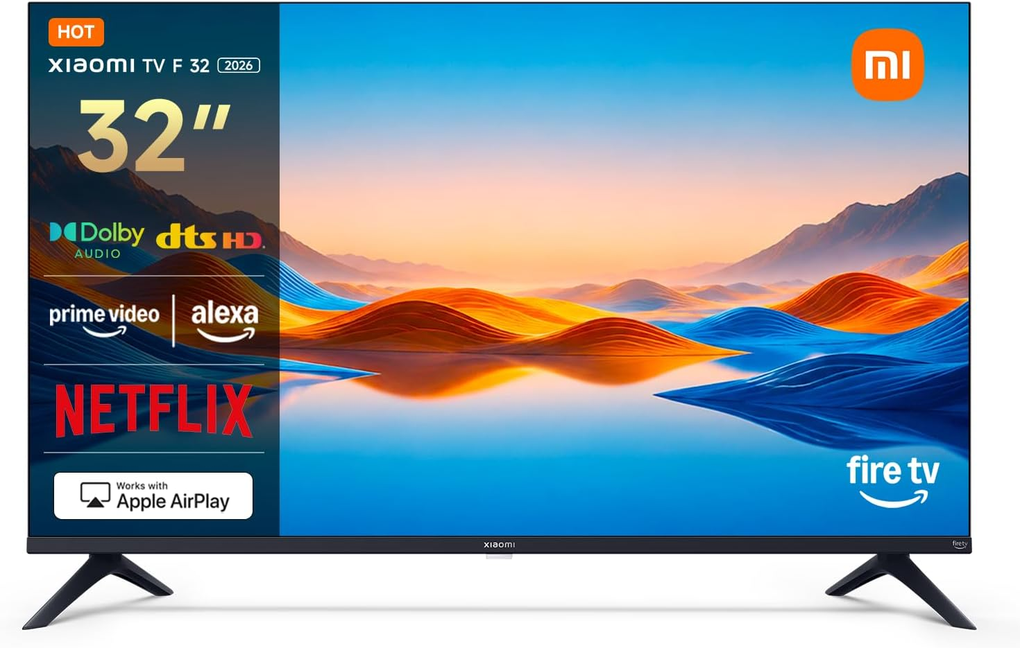 TV Xiaomi 32 Pulgadas (81 Cm) 2026, HD Smart TV, Fire OS14, L32MB-FAVEU
