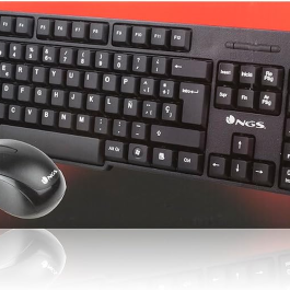 NGS Pack Teclado Y Ratón Inalámbrico 2,4 Ghz, QWERTY Español
