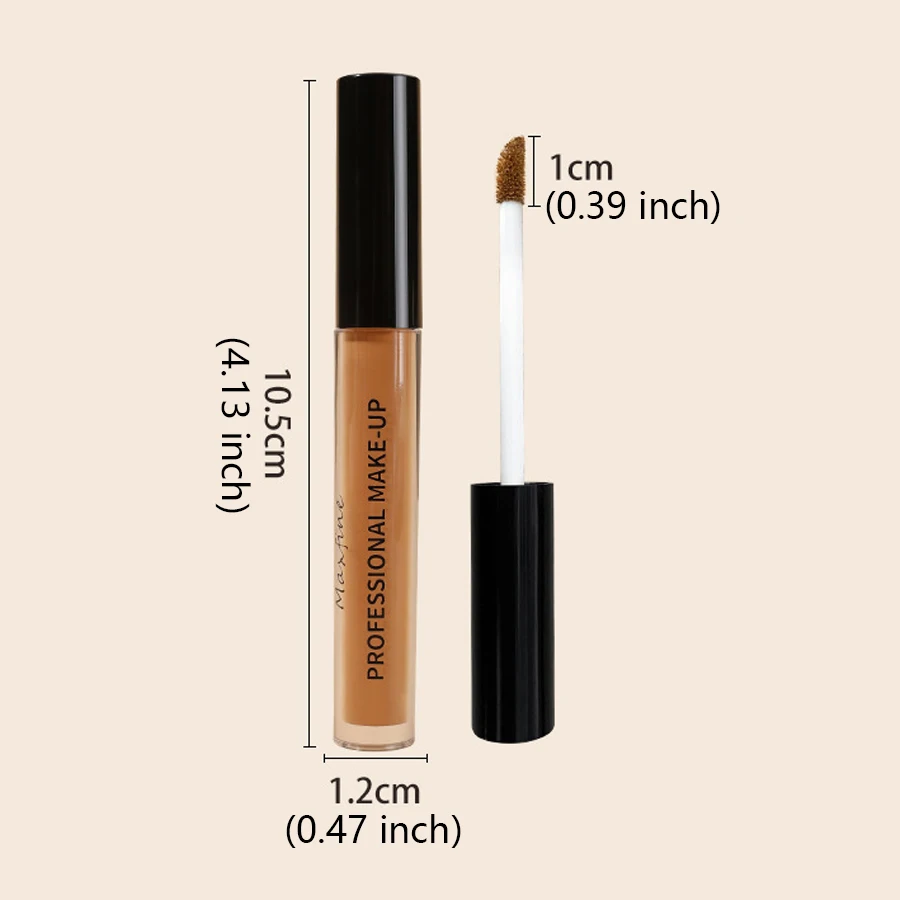 Maquillaje facial profesional. Corrector líquido mate de alta cobertura, resistente al agua, control de aceite, hidratante - Imagen 4