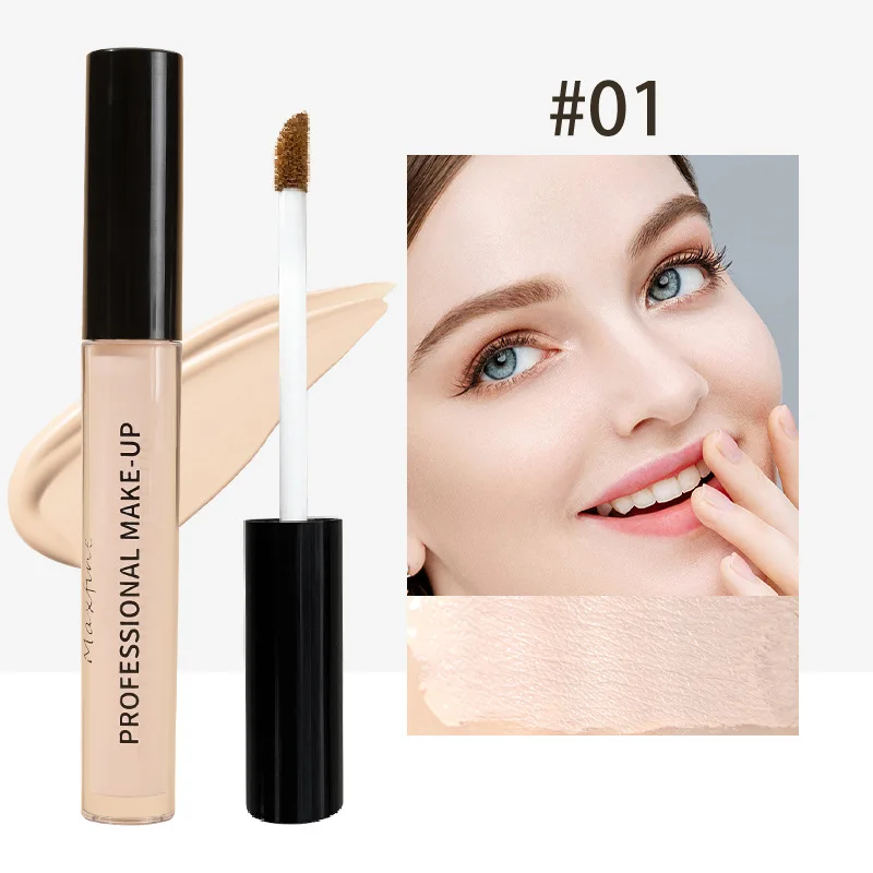 Maquillaje facial profesional. Corrector líquido mate de alta cobertura, resistente al agua, control de aceite, hidratante - Imagen 11